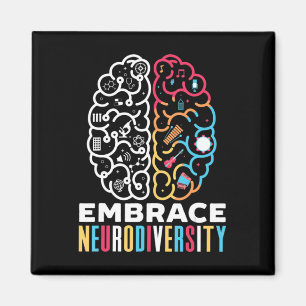 Embrace Neurodiversity-Design für eine Autismus-Aw Magnet