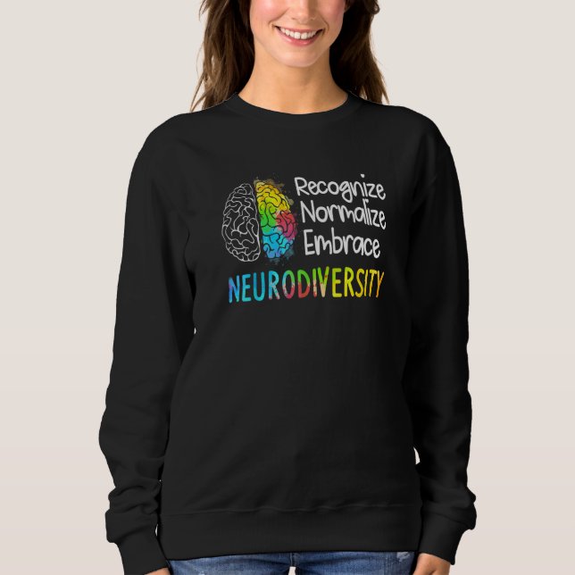 Embrace Neurodiversity feiert SpektralBrai Sweatshirt (Vorderseite)
