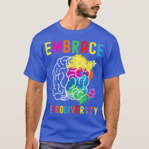 Embrace Neurodiversity Hirn Neurologist Puzzles A T-Shirt
