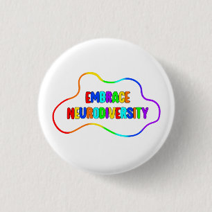 Embrace Neurodiversity   Neurodivere Sensibilisier Button