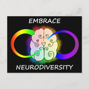 Embrace Neurodiversity Postkarte