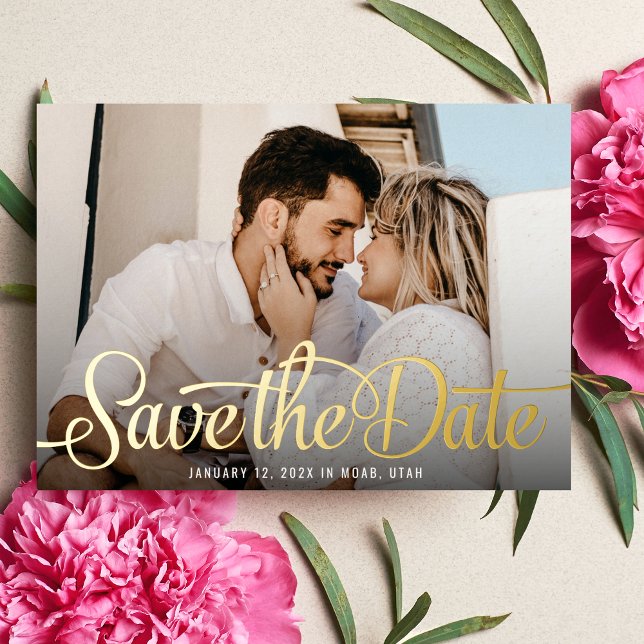 Embrace Save the Date Foil Einladung (Von Creator hochgeladen)