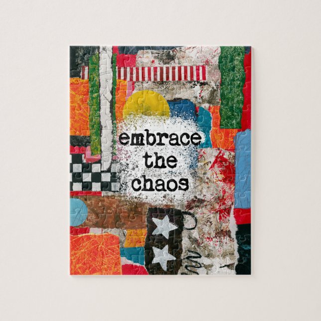 Embrace The Chaos Jigsaw Puzzle (Vertikal)