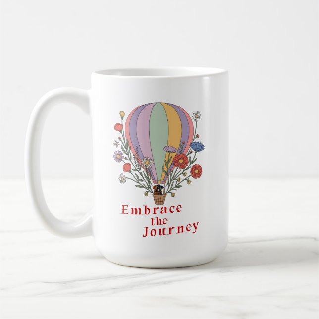 Embrace The Journey Kaffeetasse (Links)