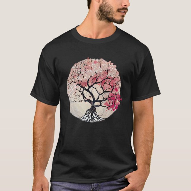 Embrace the Magic of Nature with this Cherry Bloss T-Shirt (Vorderseite)