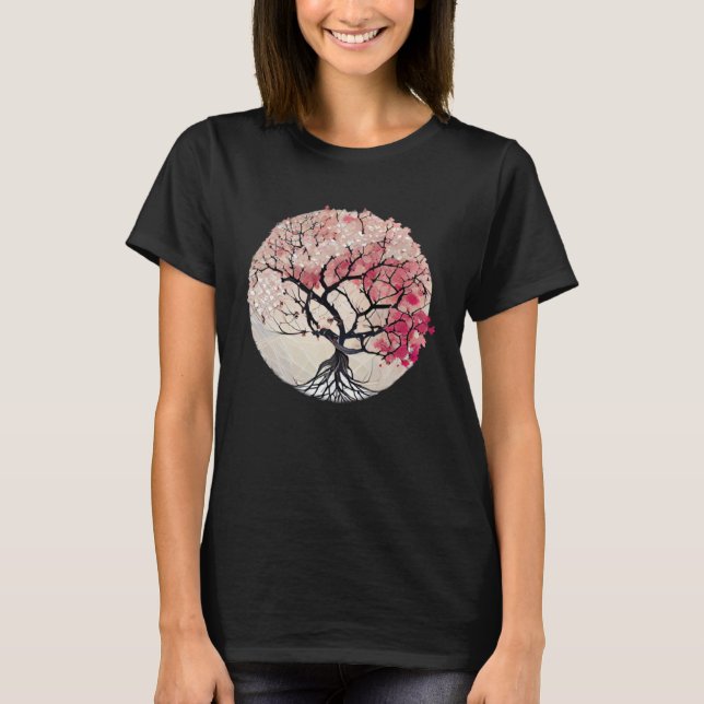 Embrace the Magic of Nature with this Cherry Bloss T-Shirt (Vorderseite)