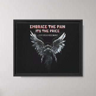 "Embrace the Pain" Engel der Mauer des Fortschritt Leinwanddruck