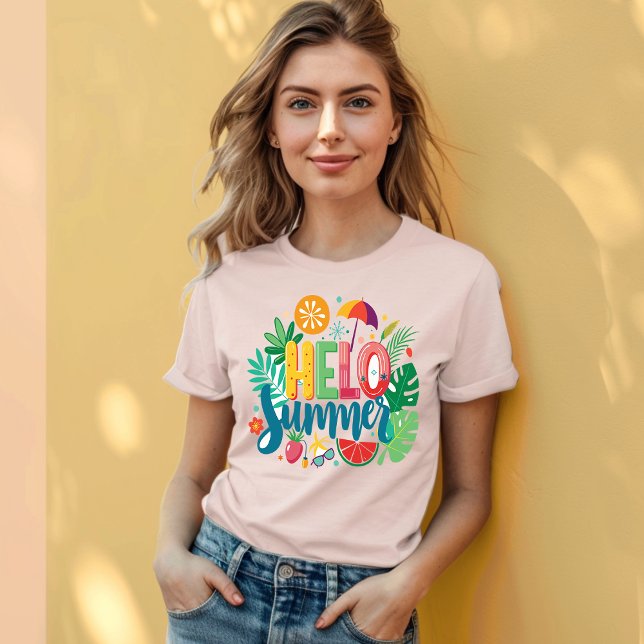 Embrace the Sunshine: Hallo Sommer T-Shirt (Von Creator hochgeladen)