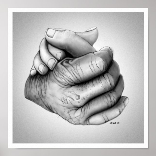 Embrace von Aleta Poster (Vorne)