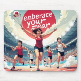 Embrace Your Fee - kawaii Motivierend Runner Mousepad