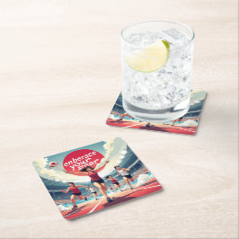 Embrace Your Fee - kawaii Motivierend Runner Rechteckiger Pappuntersetzer