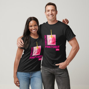 Embracing PinkOctober Vibes - Brustkrebs-Auszeichn T-Shirt