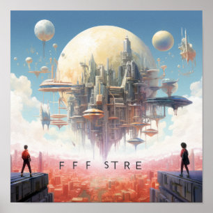 Embraise the Future" - Inspiration Poster für Mot