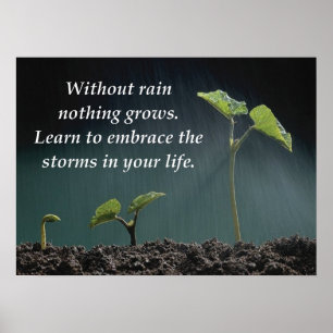 Embram des Sturms - Motivierend Poster