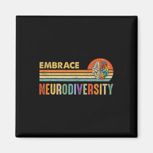 Embrase Neurodiversity-Autismus Bewusstsein Neurod Magnet