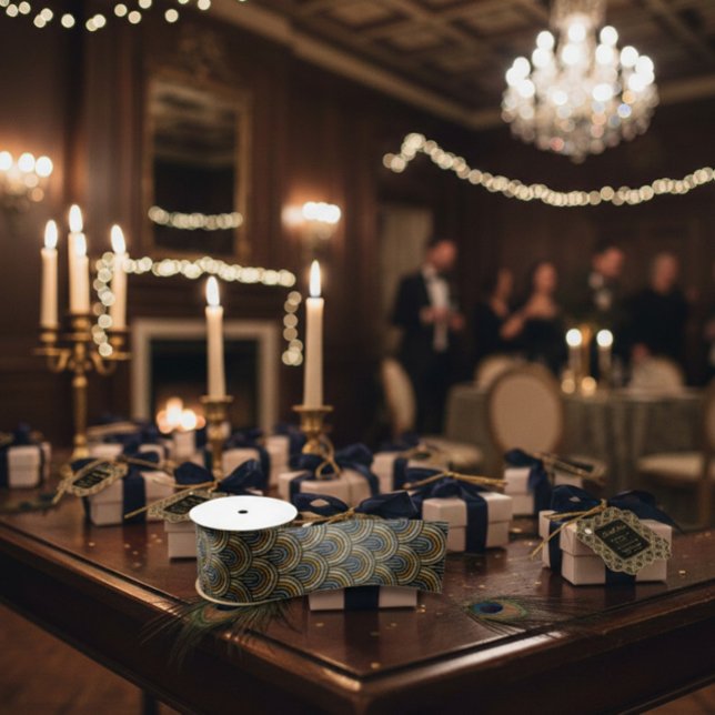 Embroidered Art Deco Pattern  Satinband (Von Creator hochgeladen)