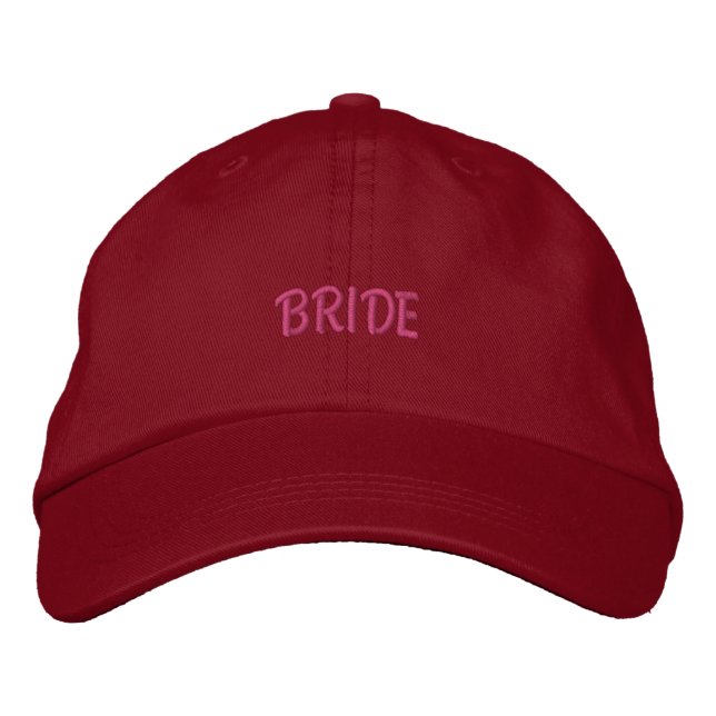 EMBROIDERED WEDDING BRIDE BESTICKTE BASEBALLKAPPE (Vorderseite)
