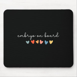 Embryo an Bord Herz Ivf Transfer Tag Fruchtbarkeit Mousepad