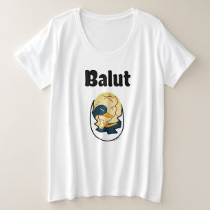 Embryo-Eiprotein der Balut-Ente Filipino Große Größe T-Shirt