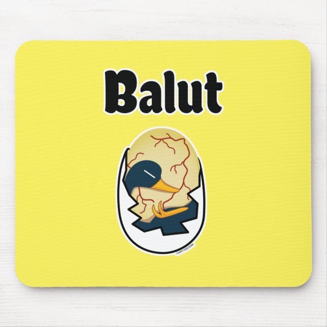 Embryo-Eiprotein der Balut-Ente Filipino Mousepad (Vorne)