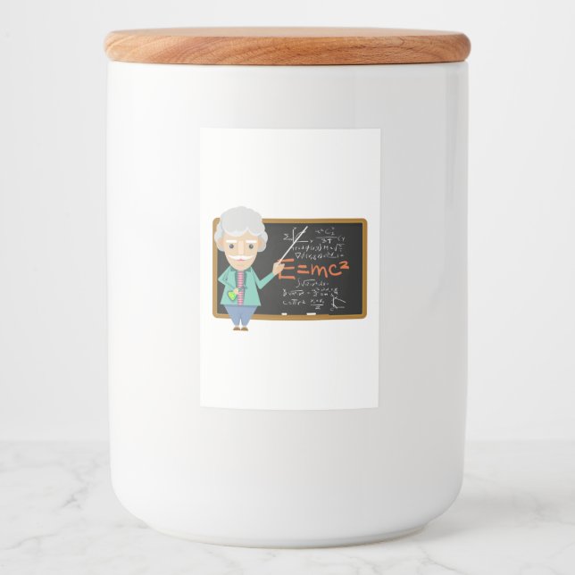 EMC2-Formel-Lehrer Lebensmitteletikett (Vorderseite)