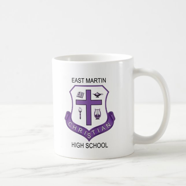 EMCHS Schild auf Kaffee-Tasse Tasse (Rechts)
