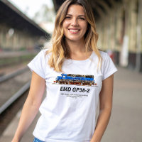 EMD GP38-2 Diesel Lokomotive GATX blau und weiß