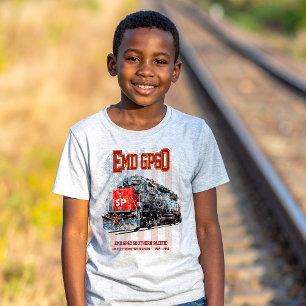 EMD GP60 Diesel Lokomotive und amerikanische Flagg T-Shirt