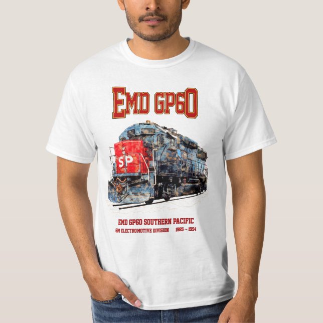 EMD GP60 Diesellokomotive des südlichen Pazifiks T-Shirt (Vorderseite)