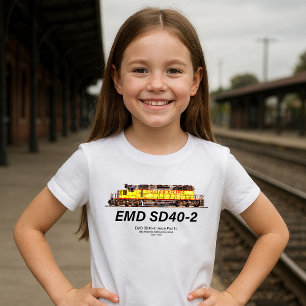 EMD SD40-2 Diesellokomotive. Gewerkschaft Pazifik T-Shirt