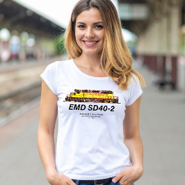 EMD SD40-2 Diesellokomotive. Gewerkschaft Pazifik T-Shirt