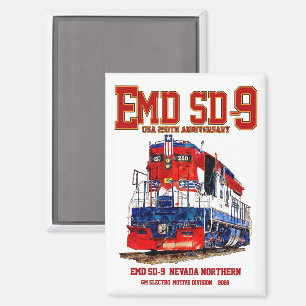 EMD SD-9 USA 250. Jubiläums-Erbelokomotive Magnet