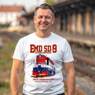 EMD SD-9 USA 250. Jubiläums-Erbelokomotive T-Shirt