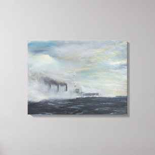 Emden "der Schwan Ost" 1914 2011 Leinwanddruck