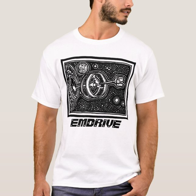 Emdrive T-Stück durch ParanormalPrints T-Shirt (Vorderseite)