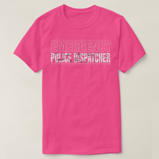 Emegigity Police Dispatcher T-Shirt (Design vorne)