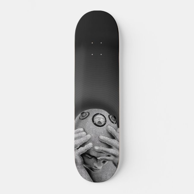 Emek "Cyberman" Skateboard (Vorderseite)