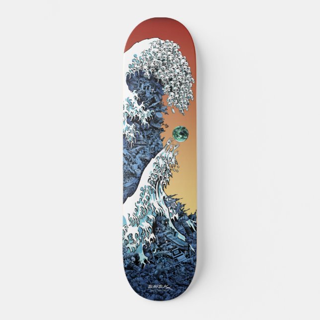 Emek "Welle " Skateboard (Vorderseite)