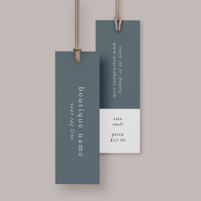 EMELIA Blue Hang Tags Bekleidungskennzeichnung Pre (EMELIA Blue Hang Tags Clothing Label Price Tag)