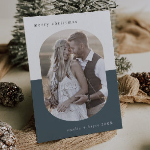 EMELIA Blue Oval Creative Family Foto Weihnachten