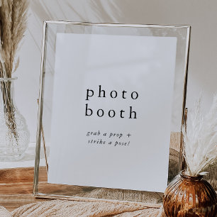 EMELIA Boho Printable Wedding Foto Booth Sign Poster