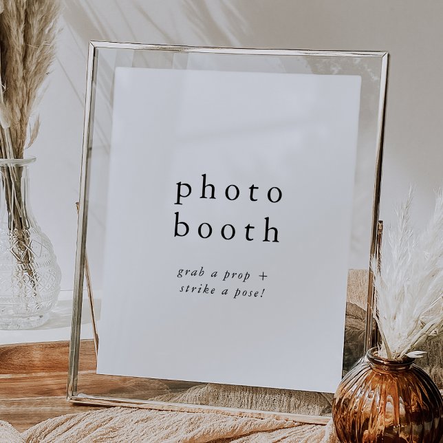 EMELIA Boho Printable Wedding Foto Booth Sign Poster (EMELIA Boho Printable Wedding Photo Booth Sign)