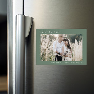 EMELIA Foto Sage Mountain Wedding Save the Date Magneteinladung