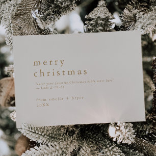EMELIA Gold Easy Bible Verse Religiöse Weihnachten