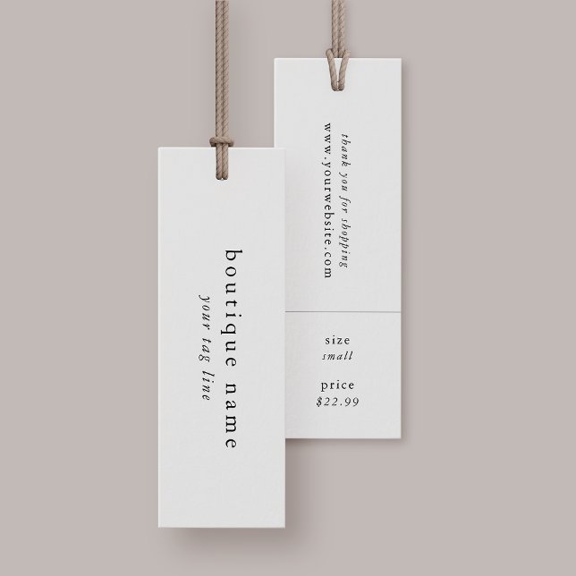 EMELIA Hängemarken Kleidungsmarke (EMELIA Retail Hang Tags Clothing Label Price Tag)