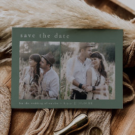 EMELIA Mountain 2 Foto Moderner Wald Boho Hochzeit Save The Date