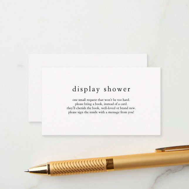 EMELIA Rustic Display Showcard Begleitkarte (Vorderseite/Rückseite Beispiel)