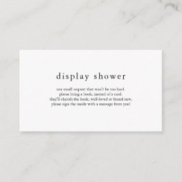 EMELIA Rustic Display Showcard Begleitkarte