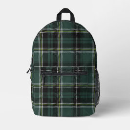 Emerald Academic Kariert Bedruckter Rucksack