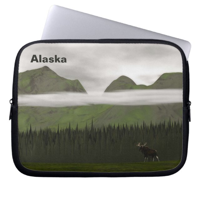 Emerald Alaska Laptopschutzhülle (Vorderseite)